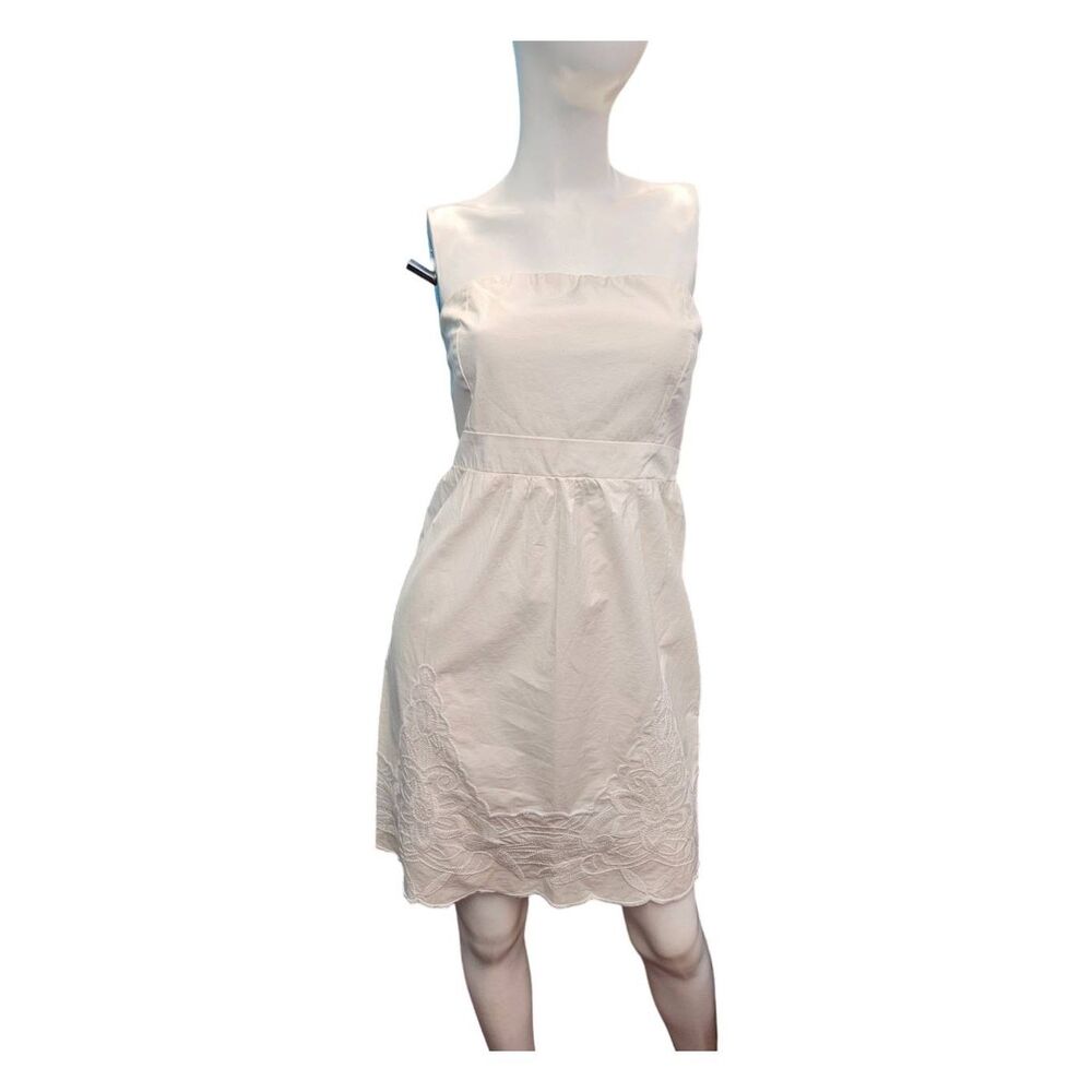 Old Navy Off White Sleeveless Summer Dress SZ 4 Boho Beach Vacation